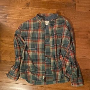 Men’s “Weatherproof” LG flannel, machine washable.